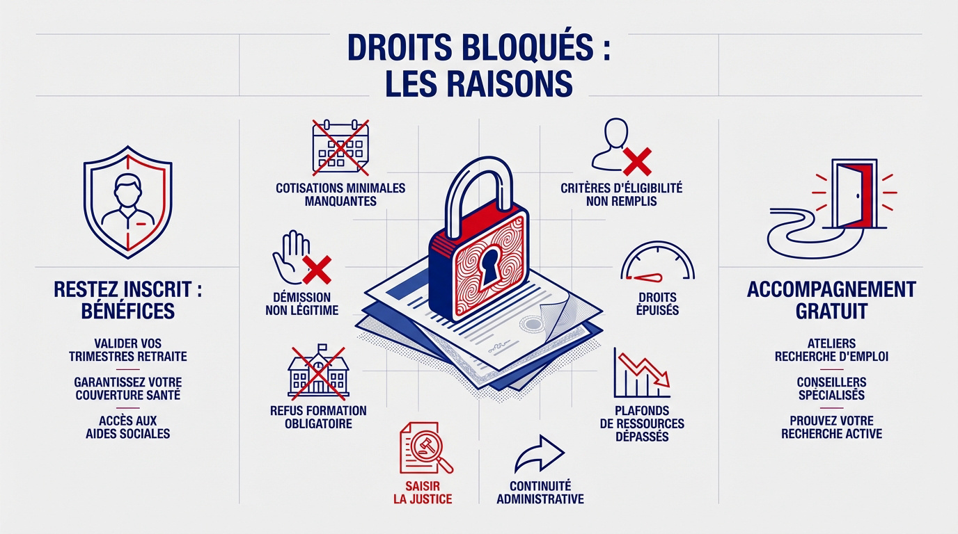 Comprendre le blocage des aides sociales et agir pour retrouver des revenus