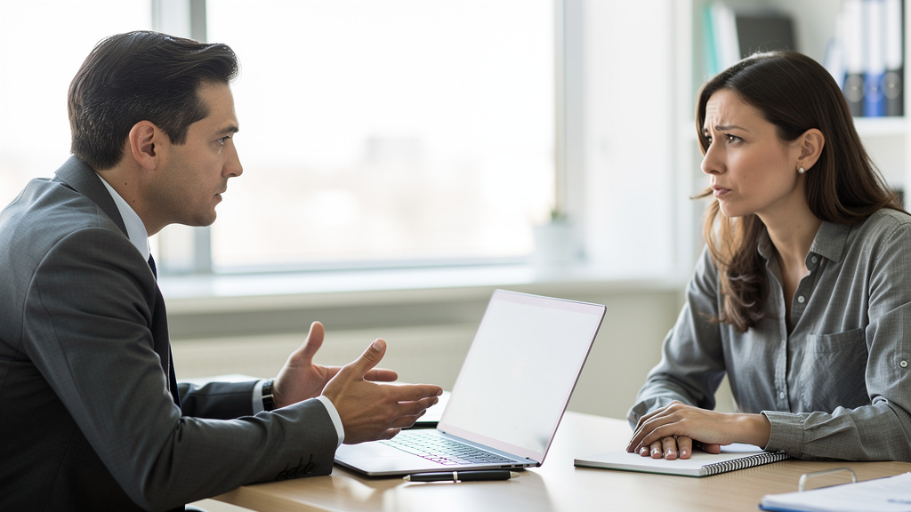 Avocat spécialisé en droit du travail en consultation avec un client