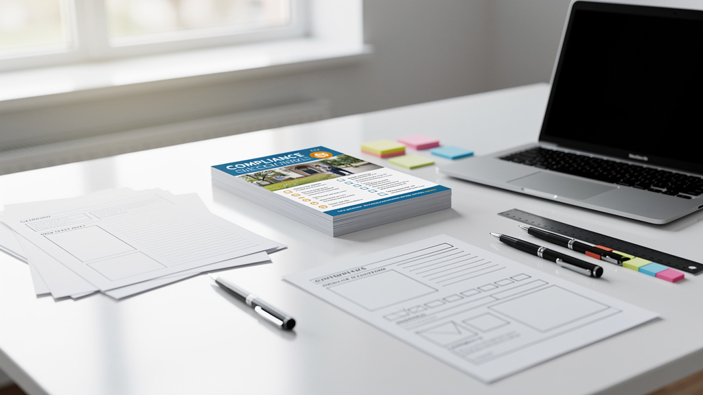 Checklist de conformité pour flyer imprimé