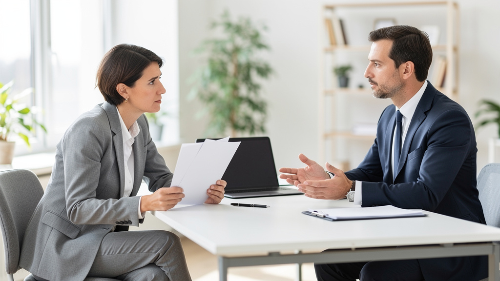 Salarié consultant un conseiller juridique sur un trop-perçu