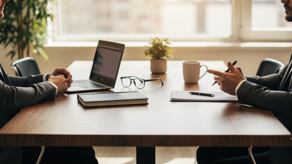 Entretien entre un manager et son nouveau collaborateur
