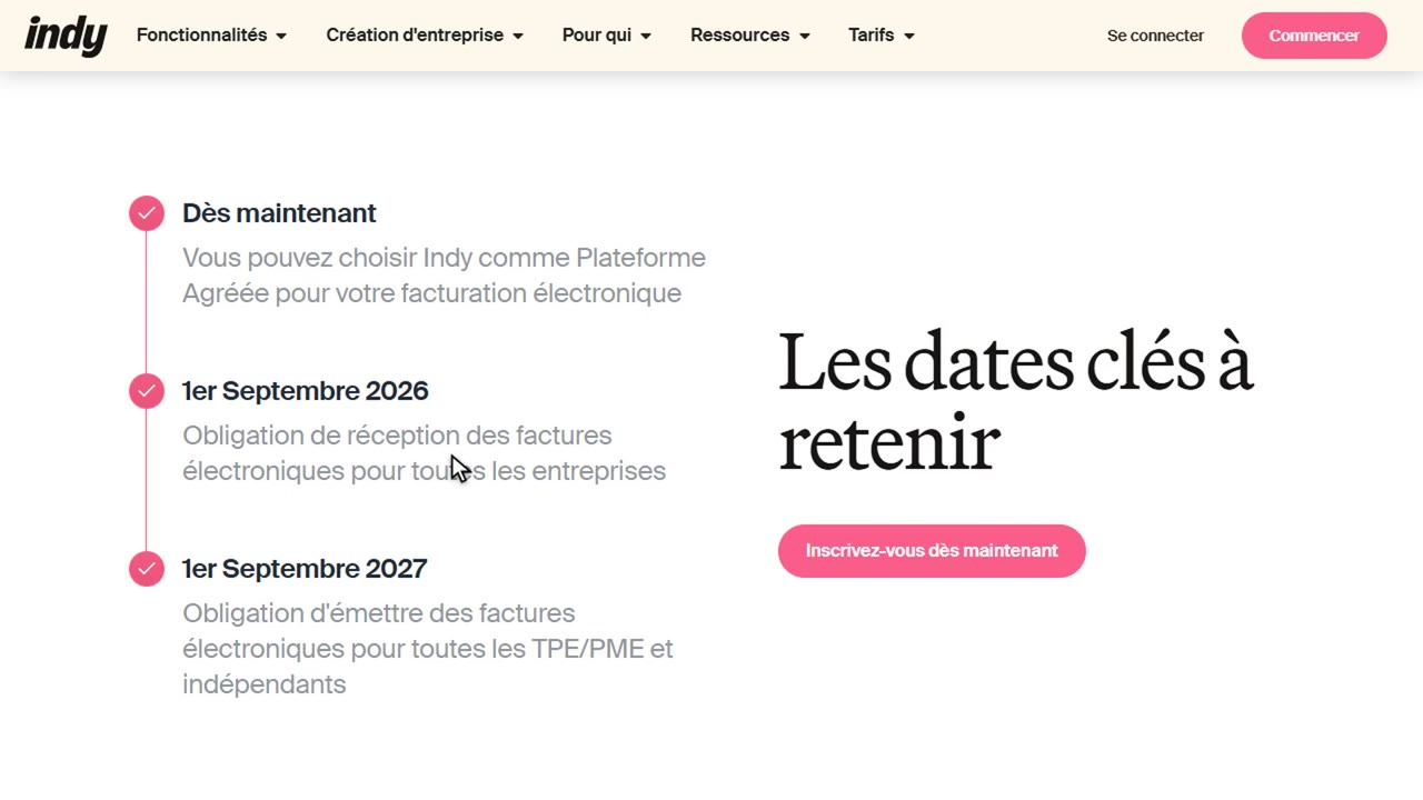 avis indy : La facture électronique