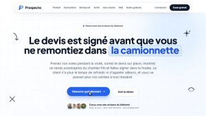 avis prospecto : L'inscription et l'essai