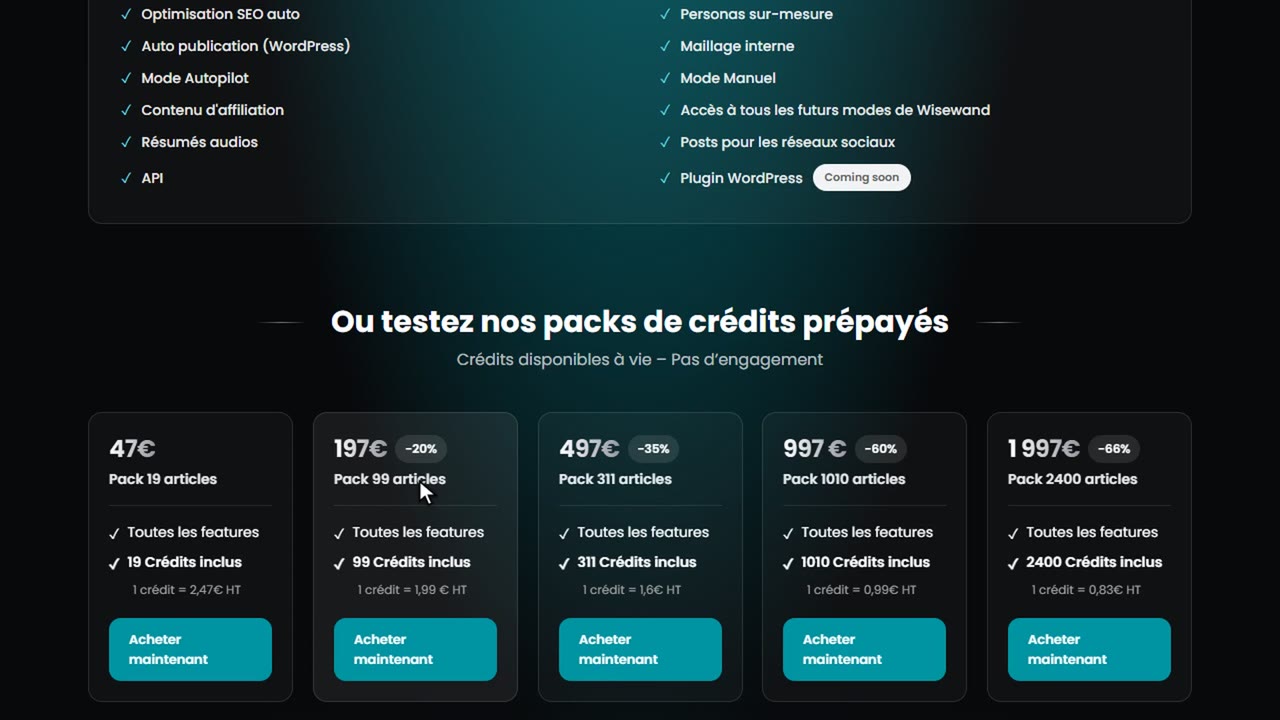 avis wisewand : Les prix et le vrai coût d'un article