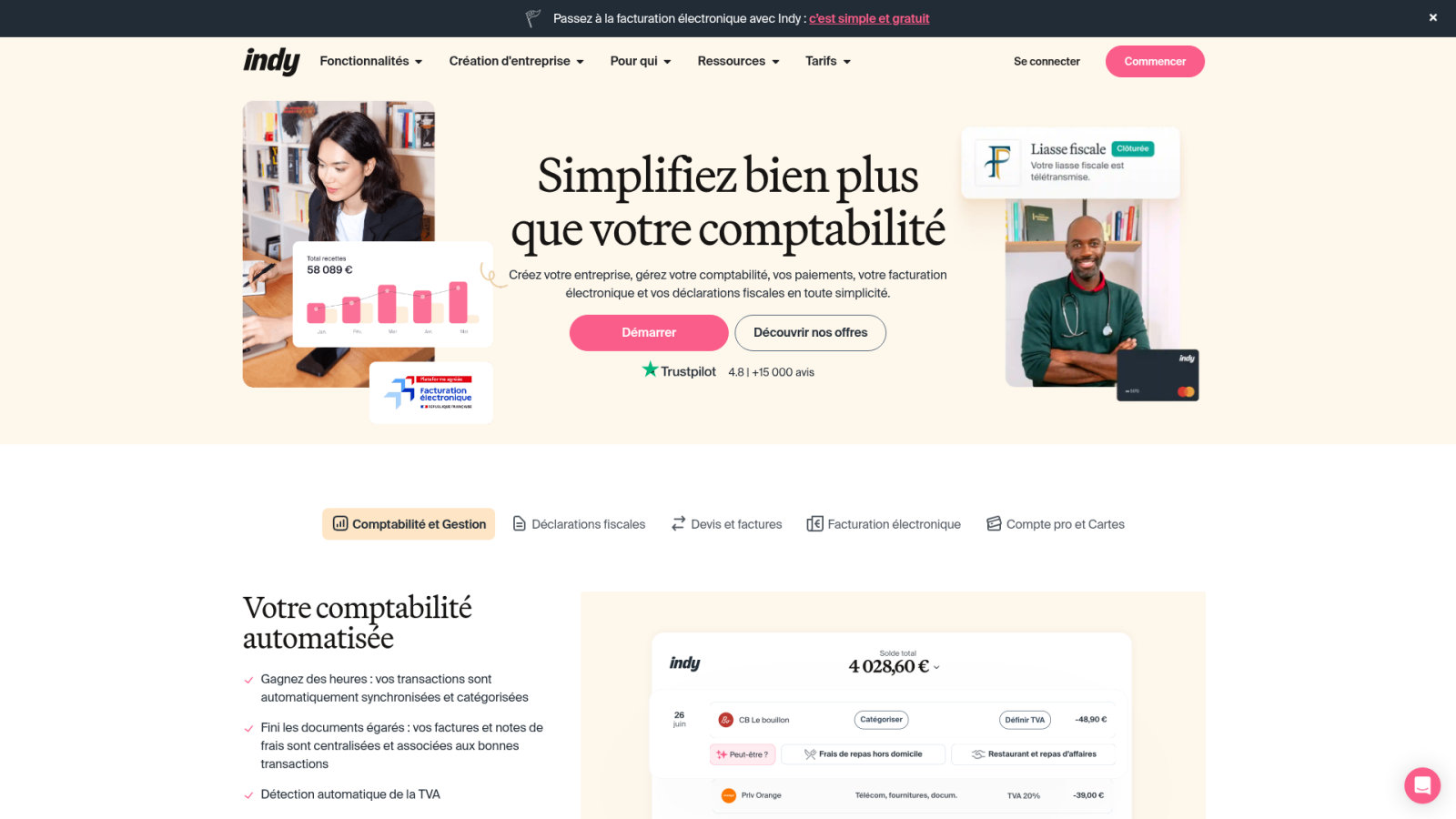 🚀 Indy : 4 raisons de gérer ton activité sans frais superflus