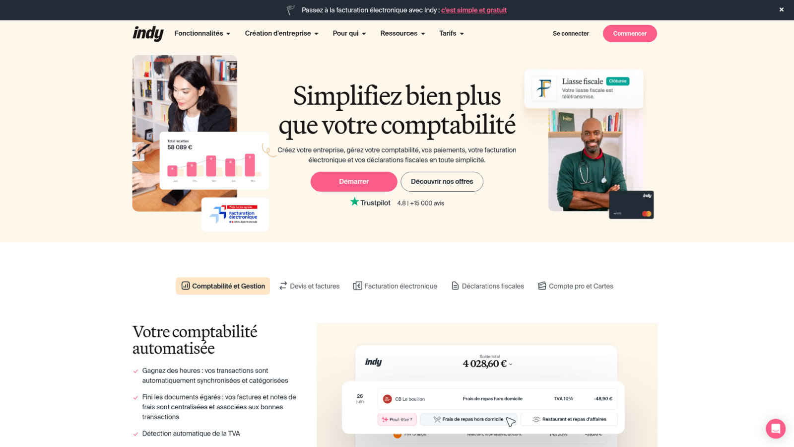 🤖 Indy : l'outil qui automatise ta comptabilité de micro-entrepreneur