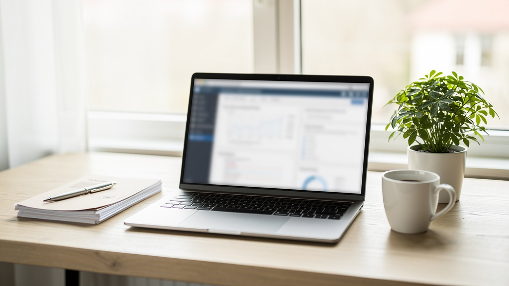 Logiciel de gestion locative pour SCI et multipropriétaires ouvert sur un bureau