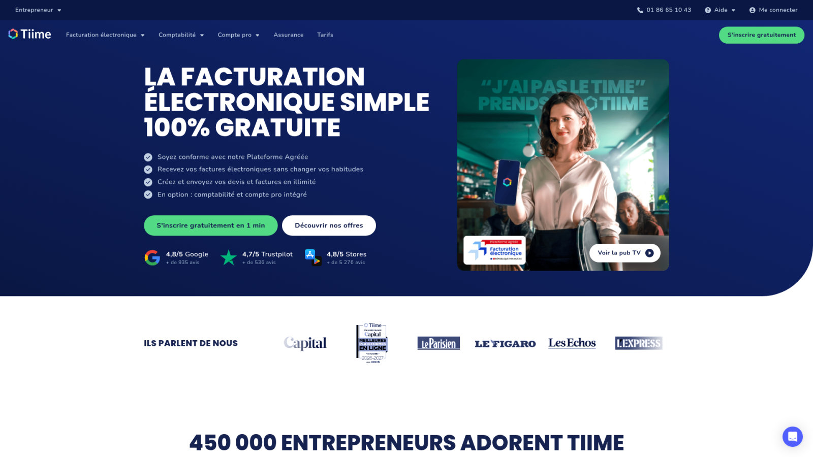 ⚡ Tiime : tes factures gratuites en moins de 2 minutes